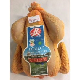 Poulet jaune fermier Label Rouge (France-Sud Ouest)