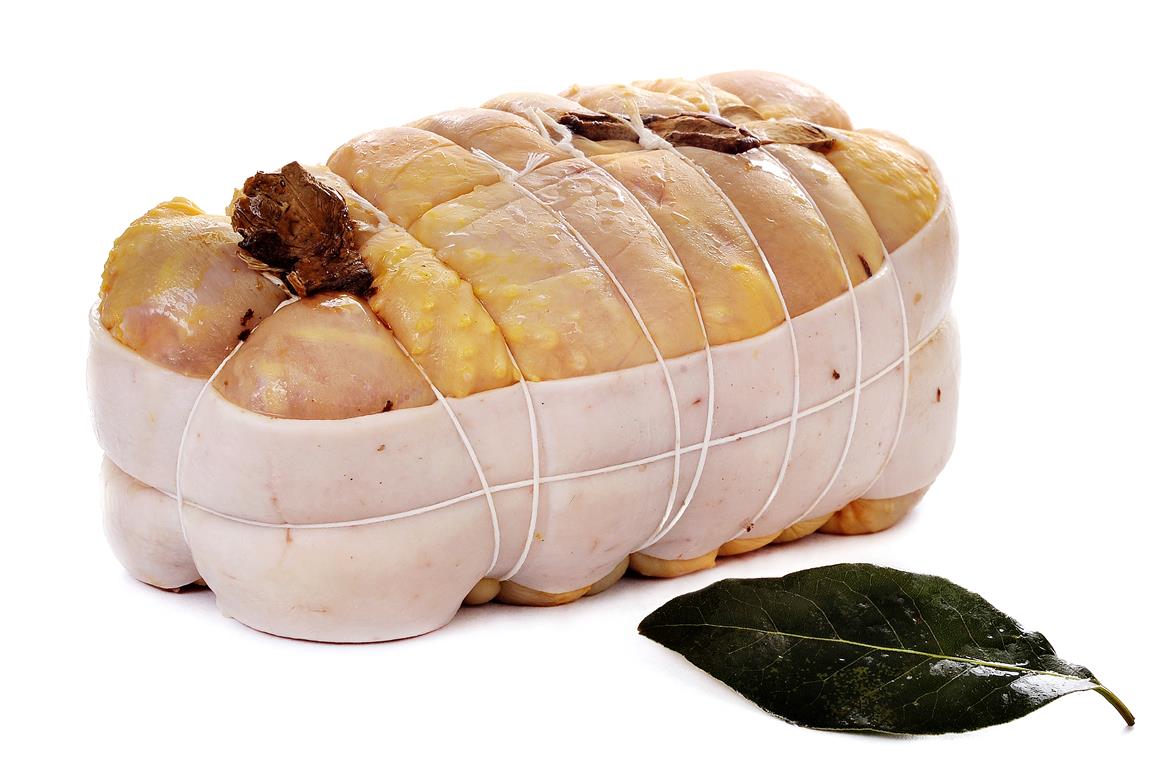 Rôti de chapon aux cèpes (Landes, France) Boucherie en ligne