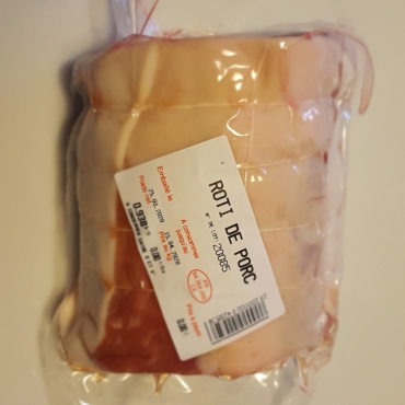 Rôti de porc (Au détail frais, Pyrénées-Atlantiques, France)