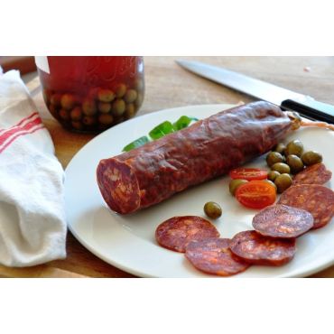 Petit chorizo cular de la vallée de l'Ebre (Au détail, Navarre, Espagne)