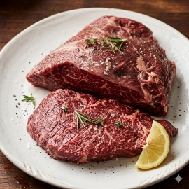 Rumsteck de Boeuf Wagyu grade A8+ (Au détail, Australie)