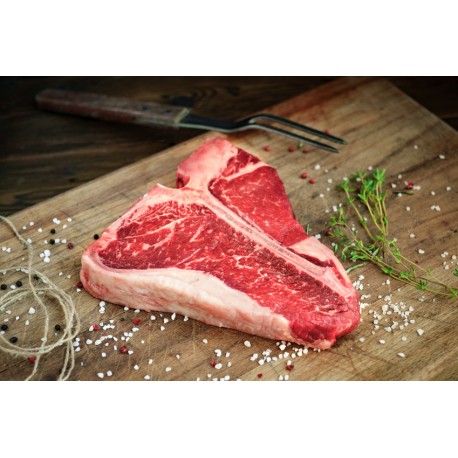 T-bone tranché  surgelé de boeuf Black Angus (USA)