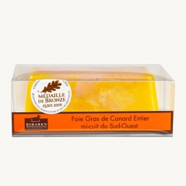 Foie gras de canard IGP Sud Ouest mi-cuit en terrine 200 g (Sélection, France)