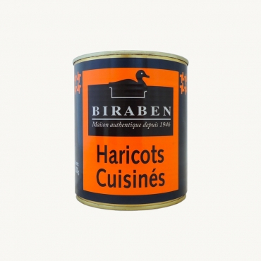 Haricots cuisinés à la graisse de canard (France) 800 gr